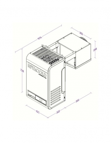 Agregat frigorific monobloc Rivacold W25